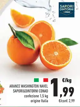 Conad Superstore Arance washington navel SAPORI&DINTORNI CONAD offerta