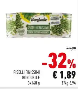 Conad Piselli finissimi BONDUELLE offerta