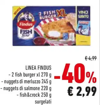 Conad Linea FINDUS offerta