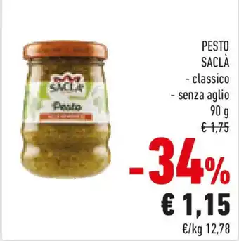 Conad Pesto SACLÀ offerta