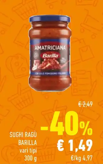 Conad Sughi ragù BARILLA offerta