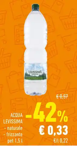 Conad Acqua LEVISSIMA offerta