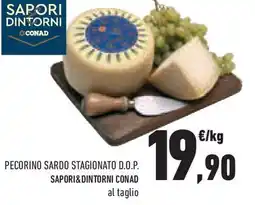 Conad Superstore Pecorino sardo stagionato d.o.p. SAPORI&DINTORNI CONAD offerta