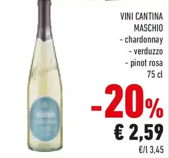 Conad Vini cantina MASCHIO offerta