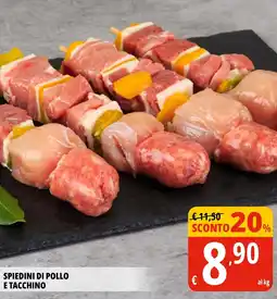 Tigros Spiedini di pollo e tacchino offerta