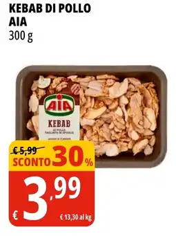 Tigros Kebab di pollo AIA offerta