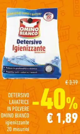 Conad Detersivo lavatrice in polvere OMINO BIANCO offerta