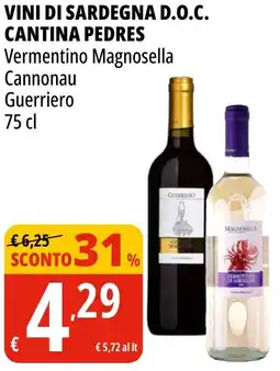 Tigros Vini di sardegna d.o.c. CANTINA PEDRES offerta