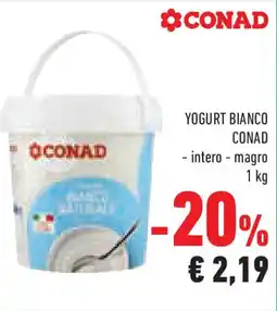 Conad Superstore Yogurt bianco CONAD offerta