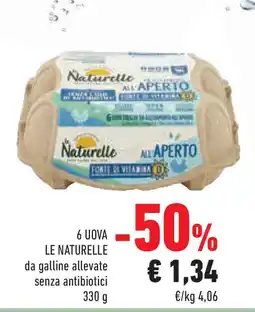 Conad Superstore 6 uova LE NATURELLE offerta