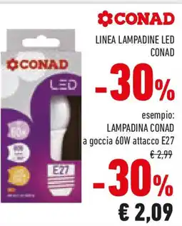 Conad Linea lampadine led CONAD offerta