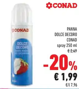 Conad Superstore Panna dolce decoro CONAD offerta