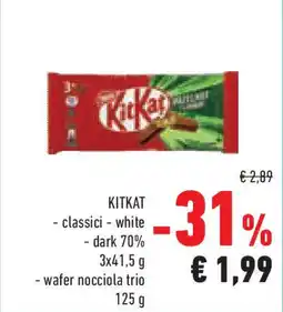 Conad Superstore KITKAT - classici - white - dark 70% offerta