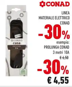 Conad Linea materiale elettrico CONAD offerta