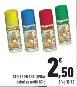 Conad Superstore Stelle filanti spray offerta