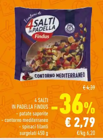 Conad Superstore 4 salti in padella FINDUS offerta