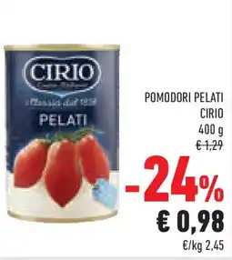 Conad Superstore Pomodori pelati CIRIO offerta