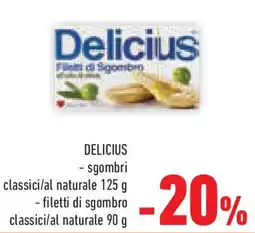 Conad Superstore DELICIUS - sgombri classici/al naturale offerta