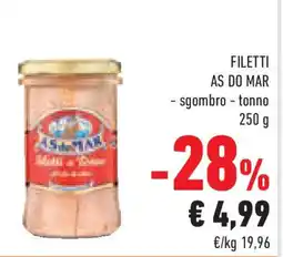 Conad Superstore FILETTI AS DO MAR - sgombro - tonno offerta