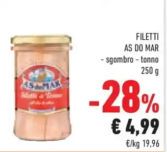 Conad Superstore FILETTI AS DO MAR - sgombro - tonno offerta