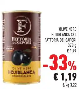 Conad Superstore Olive nere hojiblanca xxl FATTORIA DEI SAPORI offerta