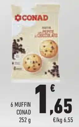 Conad Superstore 6 muffin CONAD offerta