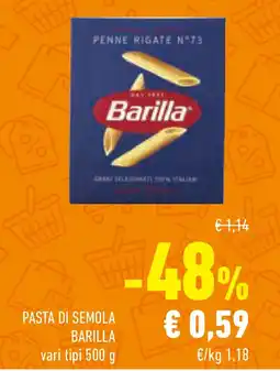 Conad Superstore Pasta di semola BARILLA offerta