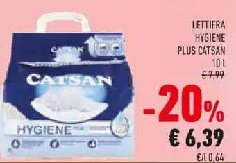 Conad Lettiera hygiene plus CATSAN offerta