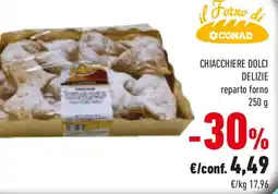 Conad Chiacchiere dolci delizie reparto forno offerta