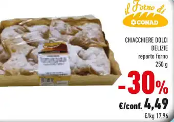 Conad Chiacchiere dolci delizie reparto forno offerta