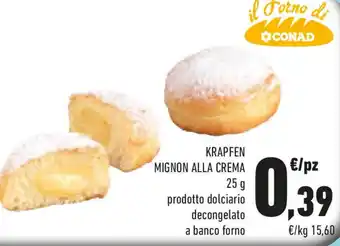 Conad Krapfen krapfen mignon alla crema offerta