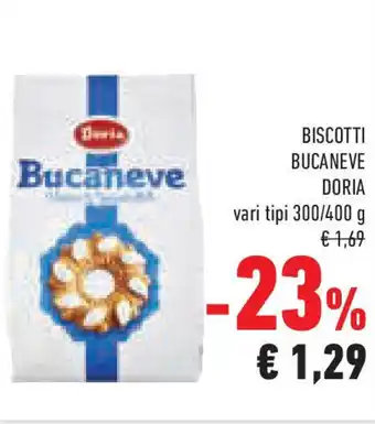 Conad Superstore Biscotti bucaneve DORIA offerta