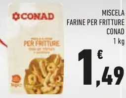 Conad Miscela farine per fritture CONAD offerta