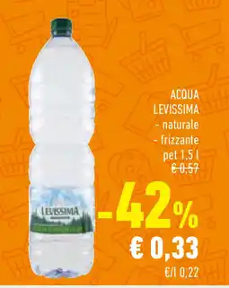 Conad Superstore Acqua LEVISSIMA offerta