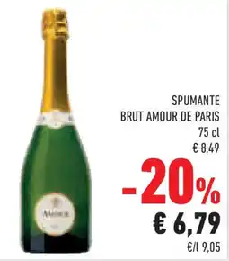 Conad Superstore Spumante brut amour de paris offerta