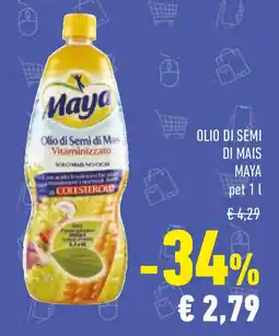 Conad Olio di semi di mais MAYA offerta