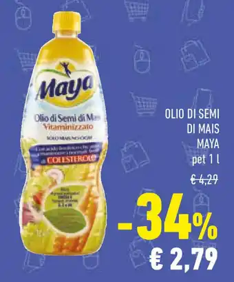 Conad Olio di semi di mais MAYA offerta