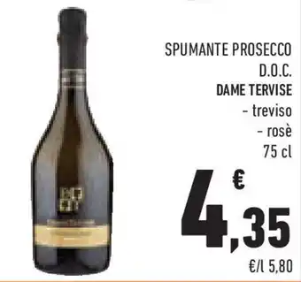 Conad Superstore Spumante prosecco d.o.c. DAME TERVISE offerta