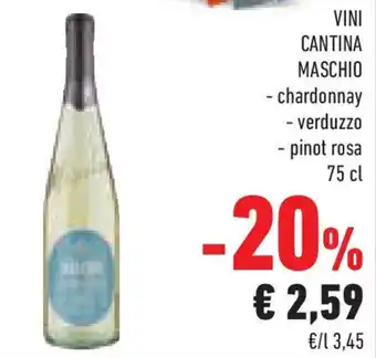 Conad Superstore Vini cantina maschio offerta