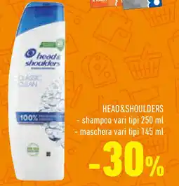 Conad Superstore HEAD&SHOULDERS - shampoo - maschera offerta