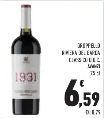 Conad Superstore Groppello riviera del garda classico d.o.c. AVANZI offerta