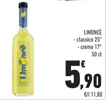 Conad Superstore LIMONCÈ - classico 25° - crema 17° offerta