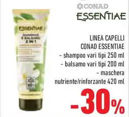 Conad Superstore Linea capelli CONAD ESSENTIAE offerta