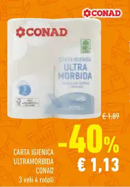 Conad Superstore Carta igienica ultramorbida CONAD offerta