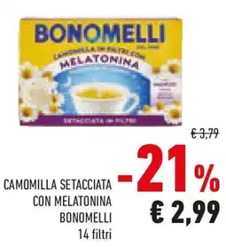 Conad Camomilla setacciata con melatonina BONOMELLI offerta