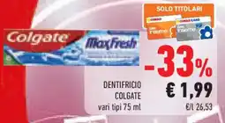 Conad Superstore Dentifricio COLGATE offerta