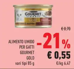 Conad Superstore Alimento umido per gatti gourmet gold offerta