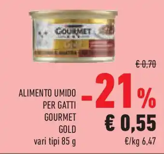 Conad Superstore Alimento umido per gatti gourmet gold offerta