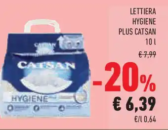 Conad Superstore Lettiera hygiene plus CATSAN offerta