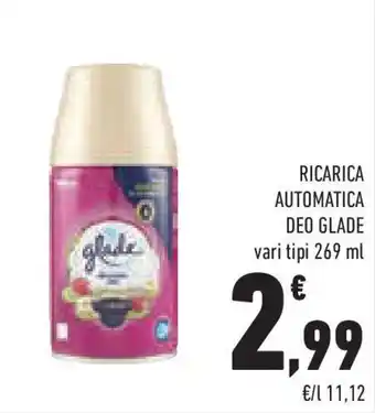 Conad Superstore Ricarica automatica deo GLADE offerta